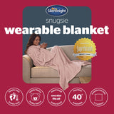Silentnight wearable blanket Blush Pink L (British brand)