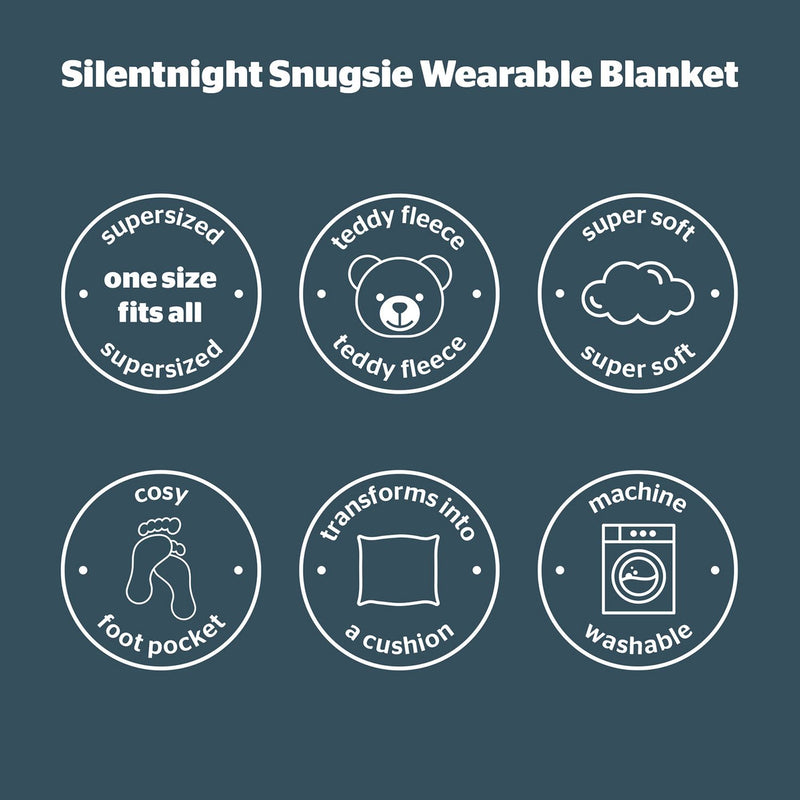 Silentnight wearable blanket Blush Pink L (British brand)