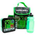 Minecraft lunch bag and bottle set 700ml, imported from the UK
