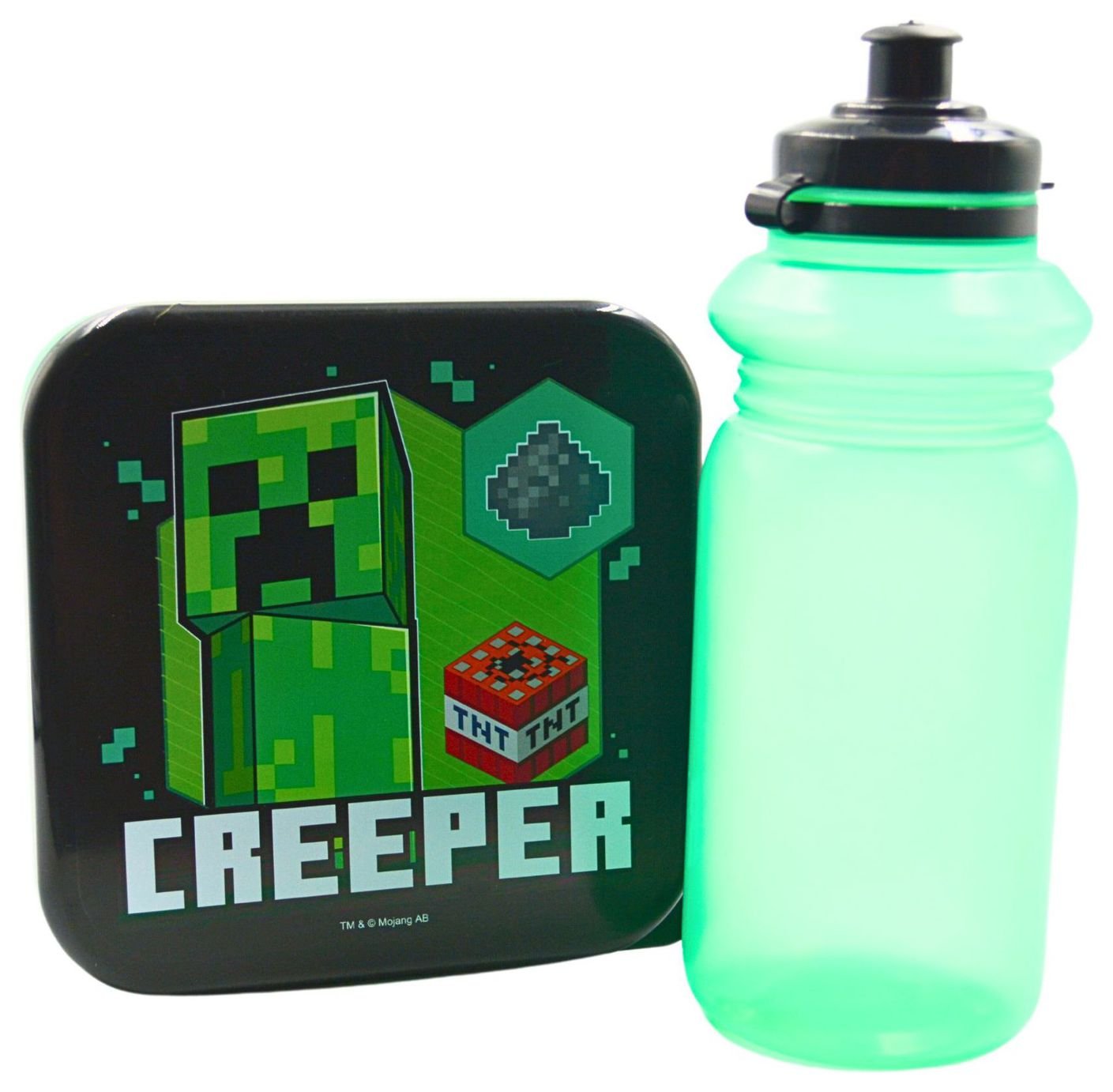 Minecraft lunch bag and bottle set 700ml, imported from the UK