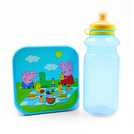 Peppa Pig lunch bag and bottle set 580ml, imported from the UK