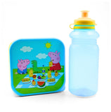 Peppa Pig lunch bag and bottle set 580ml, imported from the UK