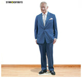 Star Cutouts King Charles blue suit life-size cardboard cutout (British brand)