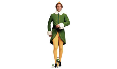 Argos Buddy Elf Marching Life-Size Cardboard Cutout Christmas Decoration H188x64x30cm- Buy online at McGrocer