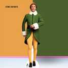Buddy Elf marching life-size cardboard cutout (British brand)