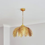BHS Brooklyn Leafy Metal Pendant Ceiling Light in gold - British product