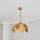 BHS Brooklyn Leafy Metal Pendant Ceiling Light in gold - British product