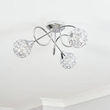 BHS Orchid ceiling light silver 42cm diameter - British product
