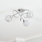 BHS Orchid ceiling light silver 42cm diameter - British product