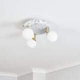 BHS gold ceiling light 38cm diameter - British product