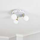 BHS gold ceiling light 38cm diameter - British product