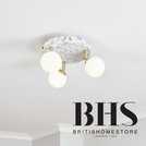 BHS gold ceiling light 38cm diameter - British product