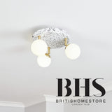 BHS gold ceiling light 38cm diameter - British product