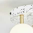 BHS gold ceiling light 38cm diameter - British product