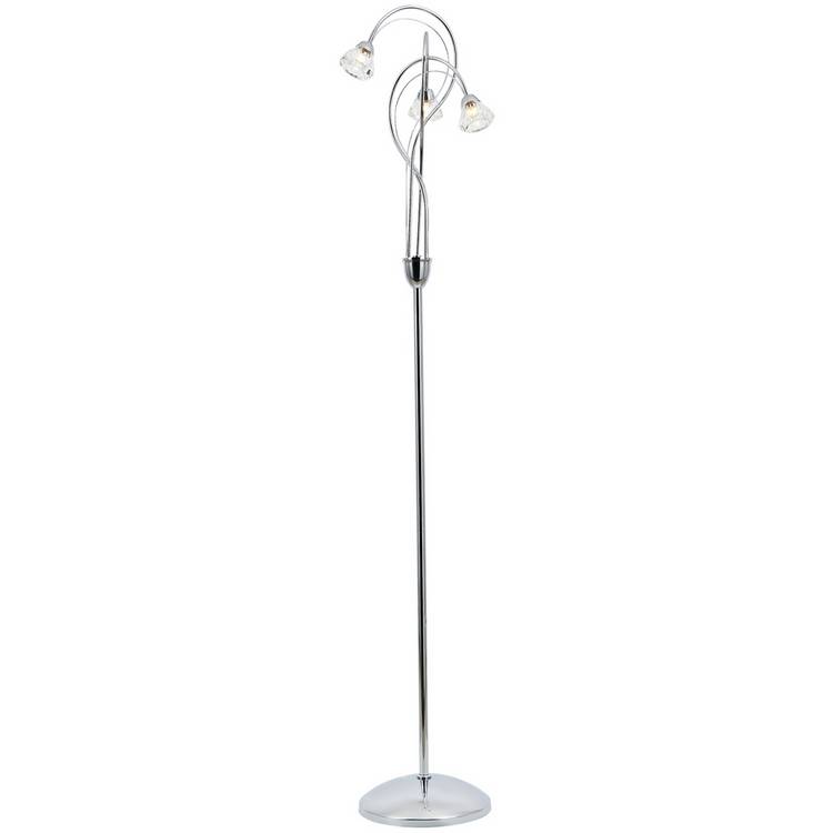BHS Sagitarius floor lamp silver, imported from the UK