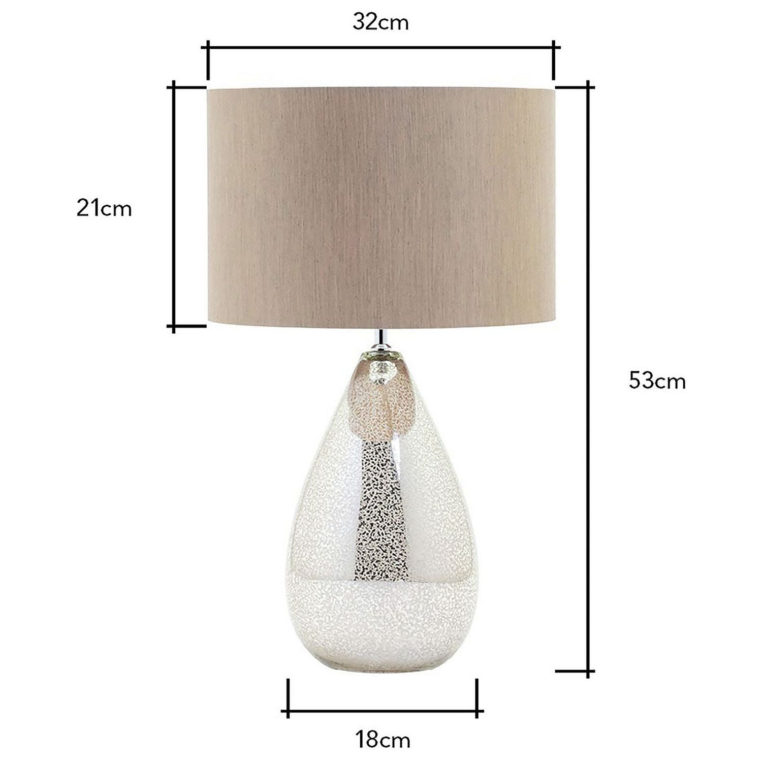BHS Rowe Gold Table Lamp - British product