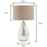 BHS Rowe Gold Table Lamp - British product