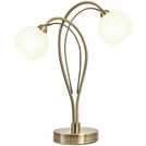 BHS Acacia brass table lamp - British product