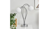 BHS Acacia silver table lamp - British product