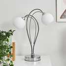 BHS Acacia silver table lamp - British product