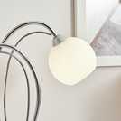 BHS Acacia silver table lamp - British product