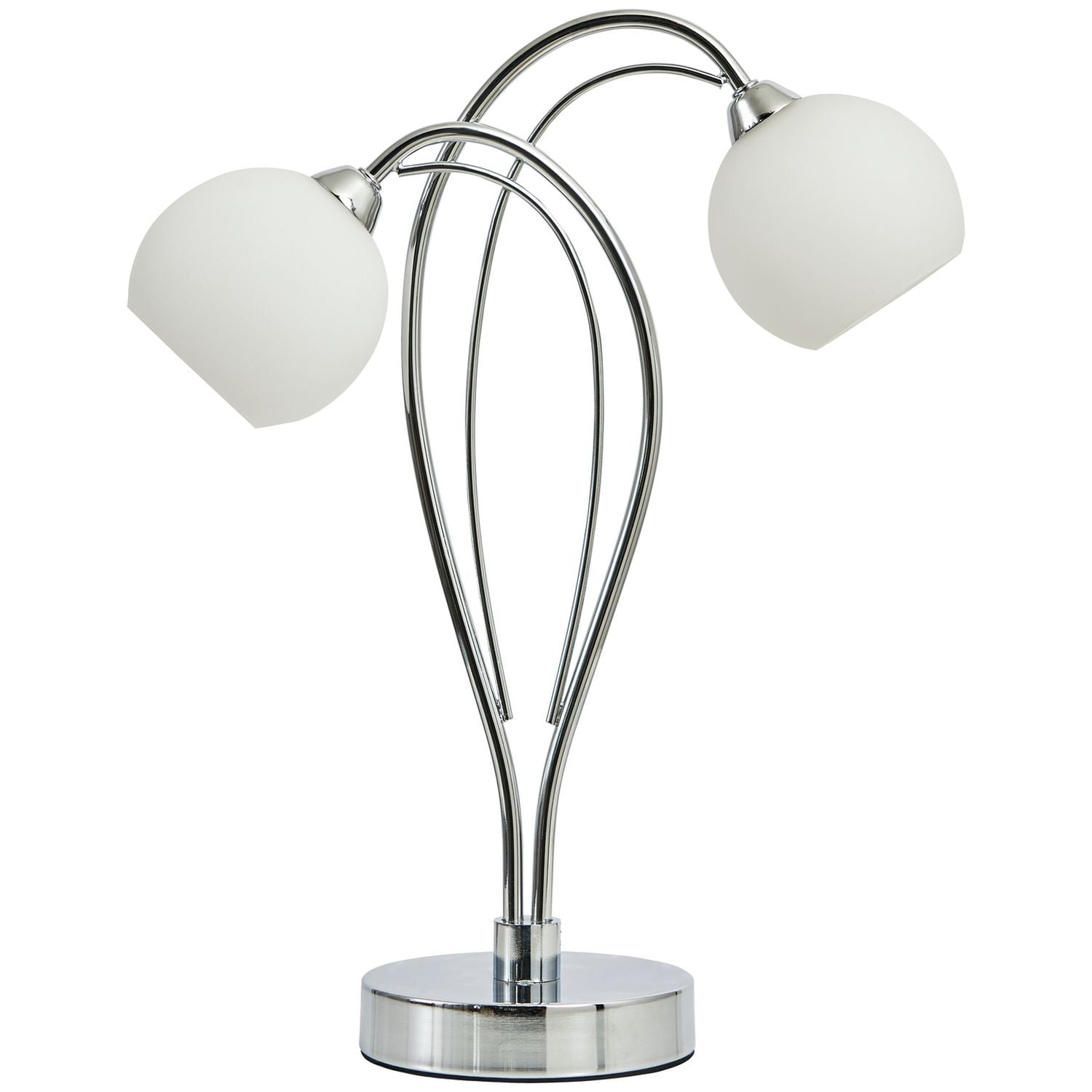 BHS Acacia silver table lamp - British product