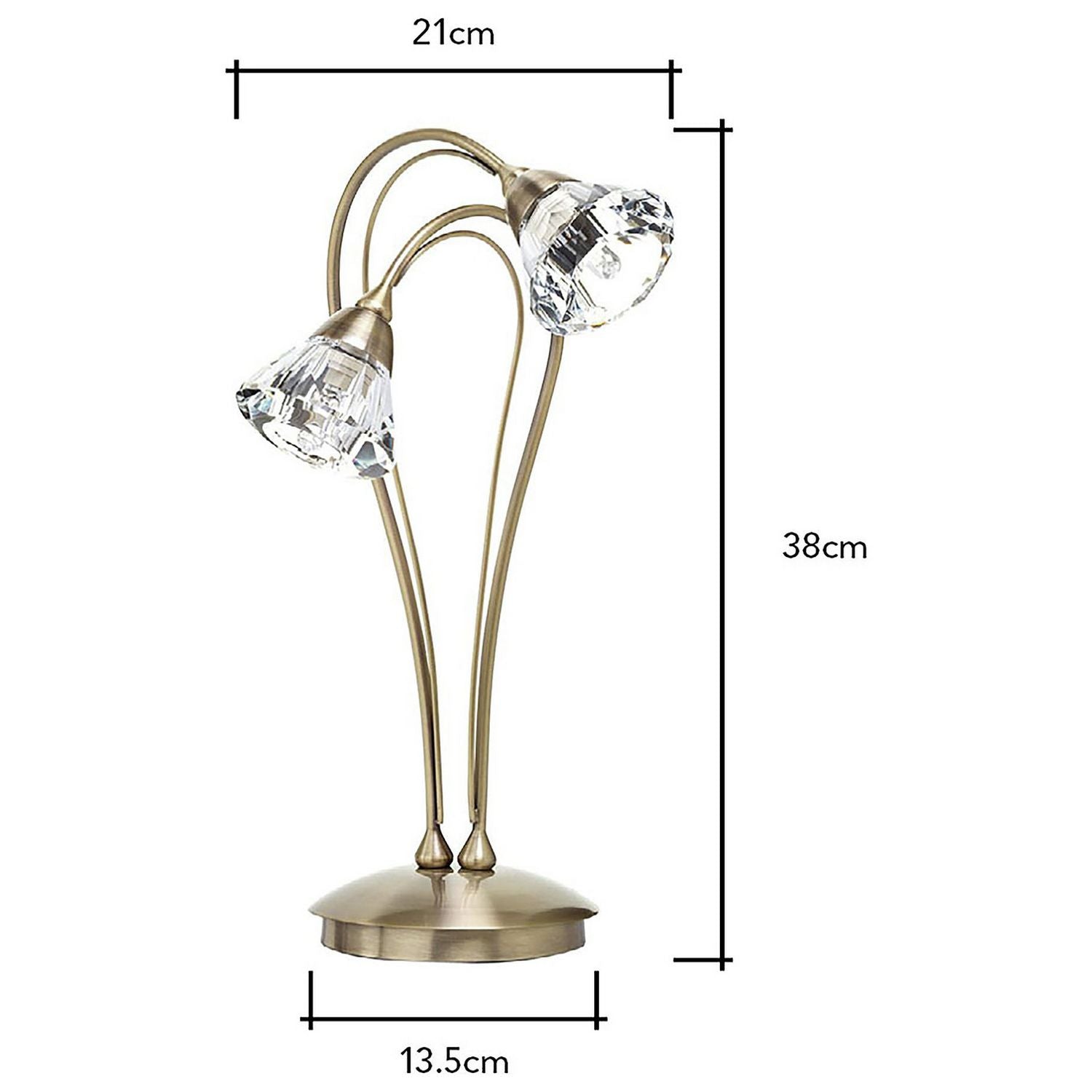 BHS Sagitarius Brass Table Lamp - British product