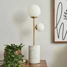 BHS gold table lamp H54cm x 16cm diameter - British product