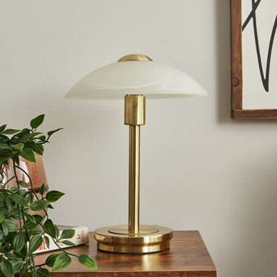 BHS Aria Satin Touch Gull Bordlampe