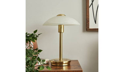 BHS Aria Satin Touch Gull Bordlampe