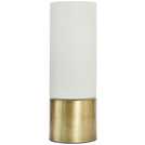 BHS antique brass table lamp with touch-sensitive switch - British product