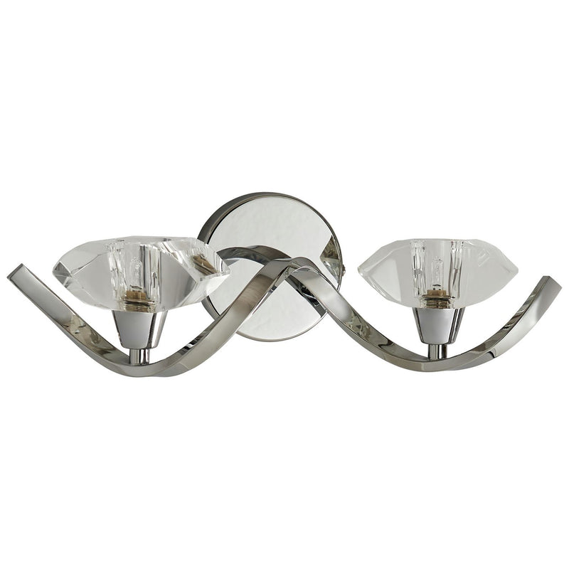 BHS Scorpio Silver glass wall light 36cm diameter - British product