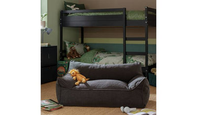 Argos Pouffe double Kaikoo pour enfants en anthracite - Pouffe - Acheter en ligne sur McGrocer
