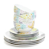 Habitat floral dinner set 12 piece - British product