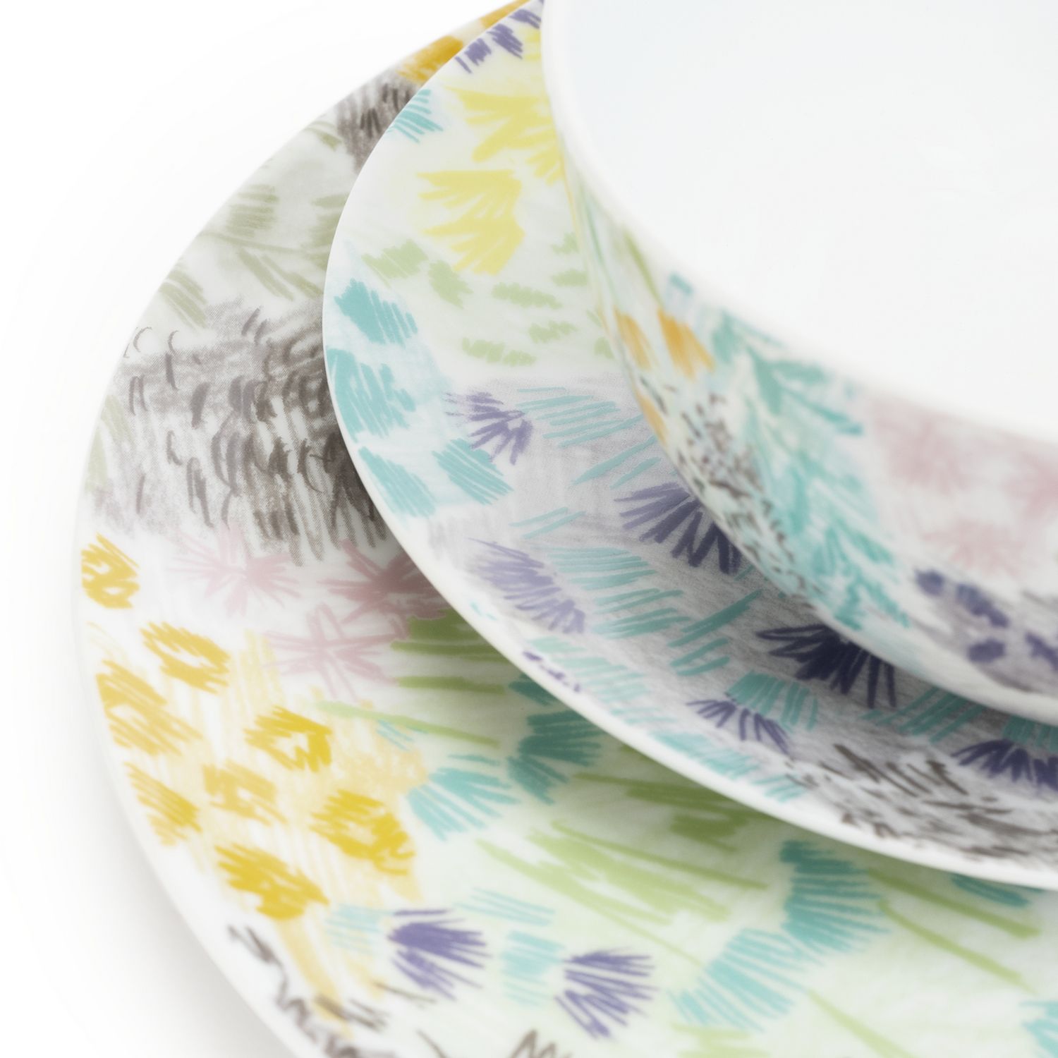 Habitat floral dinner set 12 piece - British product