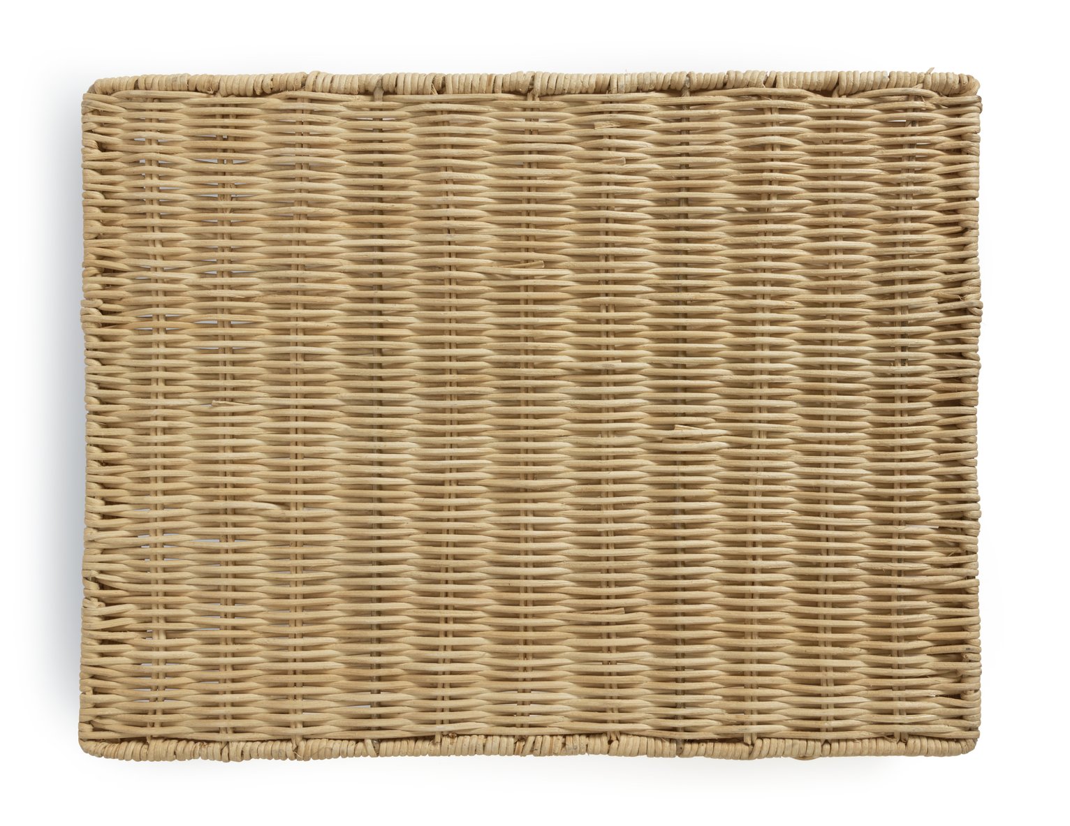 Habitat Scallop Woven Tray natural 40x30x7cm, UK version