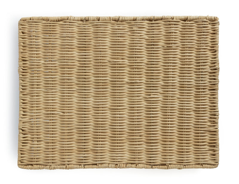 Habitat Scallop Woven Tray natural 40x30x7cm, UK version