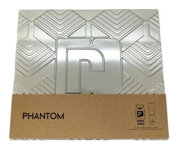 Paco Rabanne Phantom Eau de Toilette and Deodorant gift set 250ml, imported from the UK