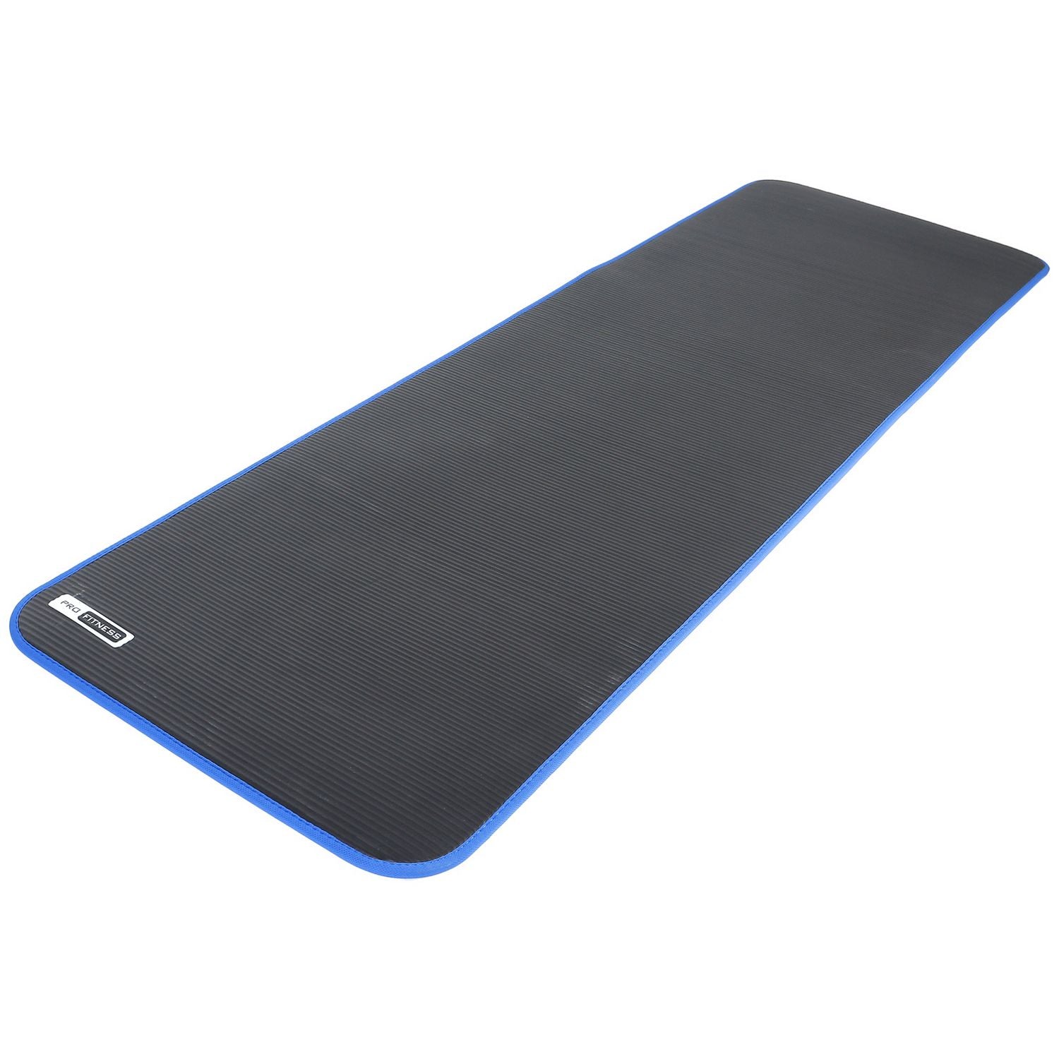 Pro Fitness 10mm NBR yoga exercise mat black, UK version