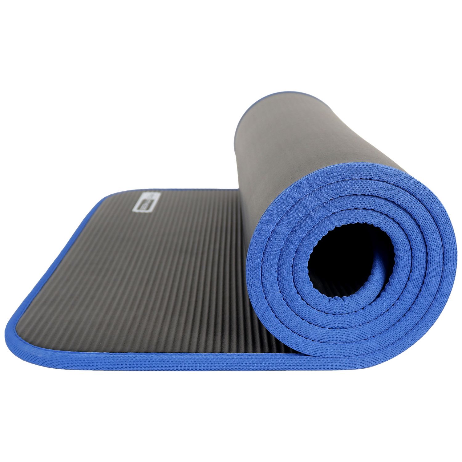 Pro Fitness 10mm NBR yoga exercise mat black, UK version