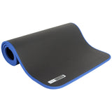 Pro Fitness 10mm NBR yoga exercise mat black, UK version