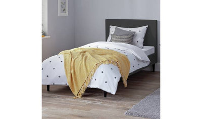 Argos Home Skylar Black Single Bed Frame