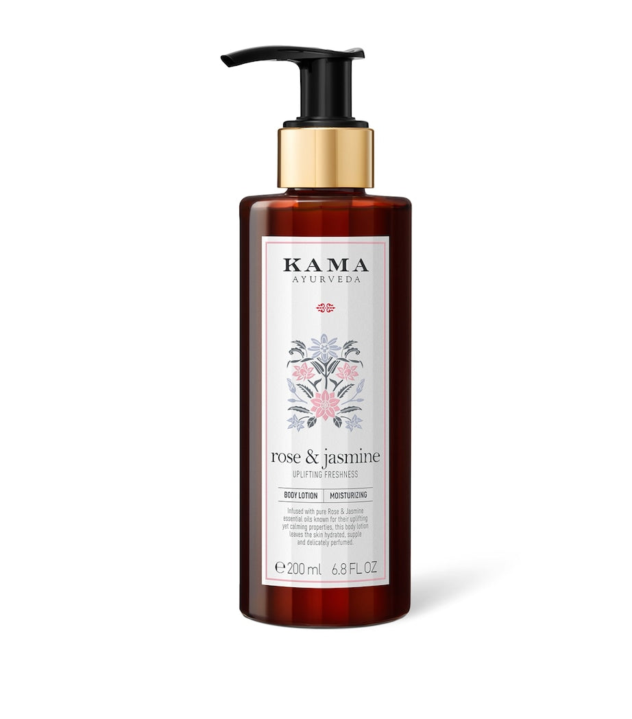 Kama Ayurveda rose and jasmine body lotion 200ml, UK version