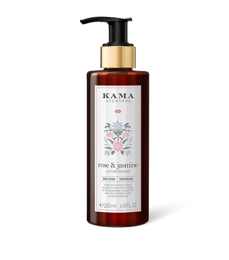 Kama Ayurveda rose and jasmine body lotion 200ml, UK version
