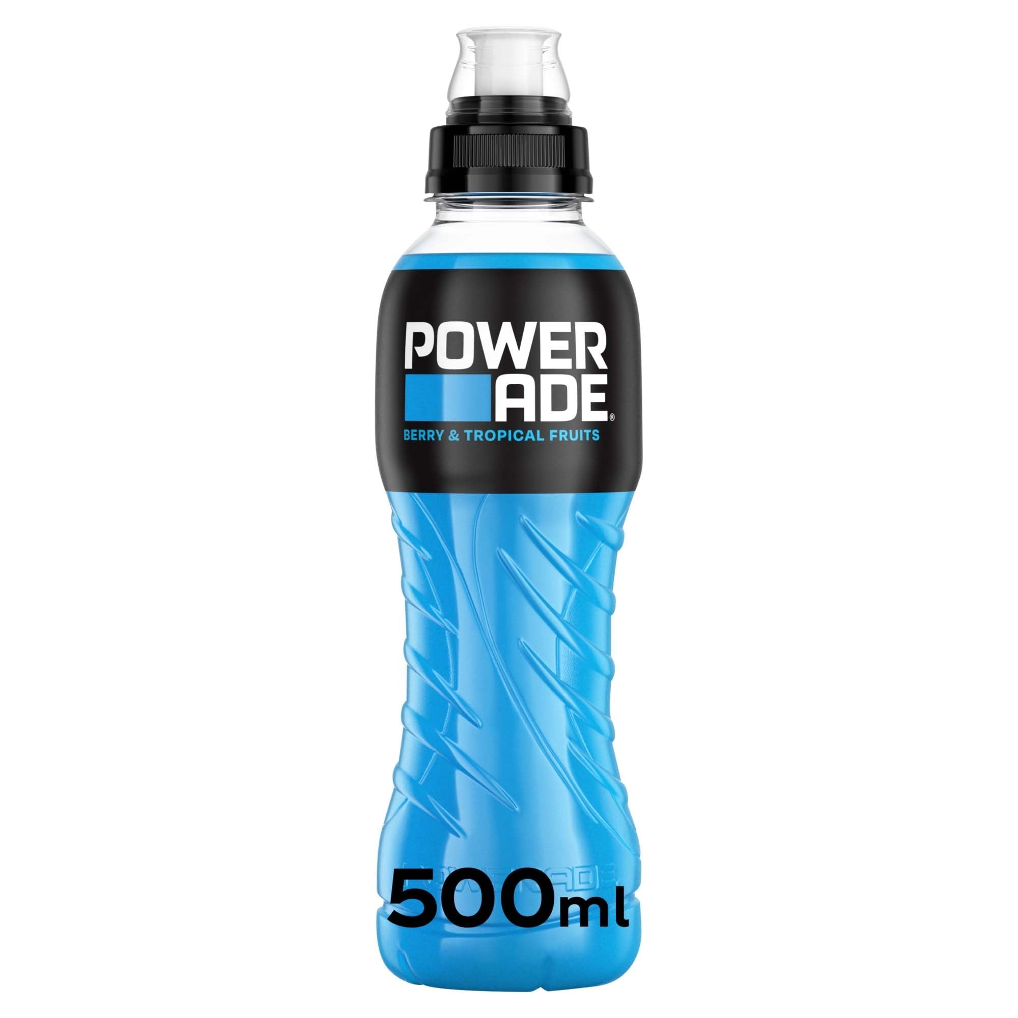 Powerade Berry & Tropical sports drink 12 x 500ml, imported from the UK