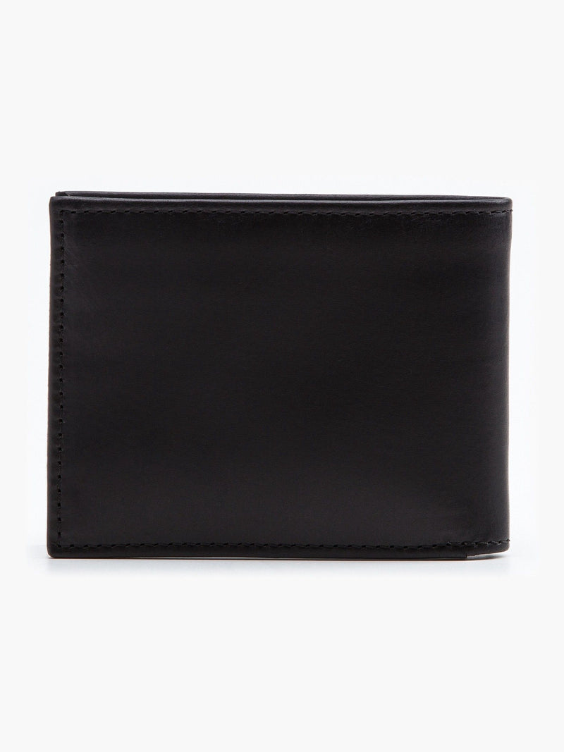 Levi's black leather bifold wallet, UK version
