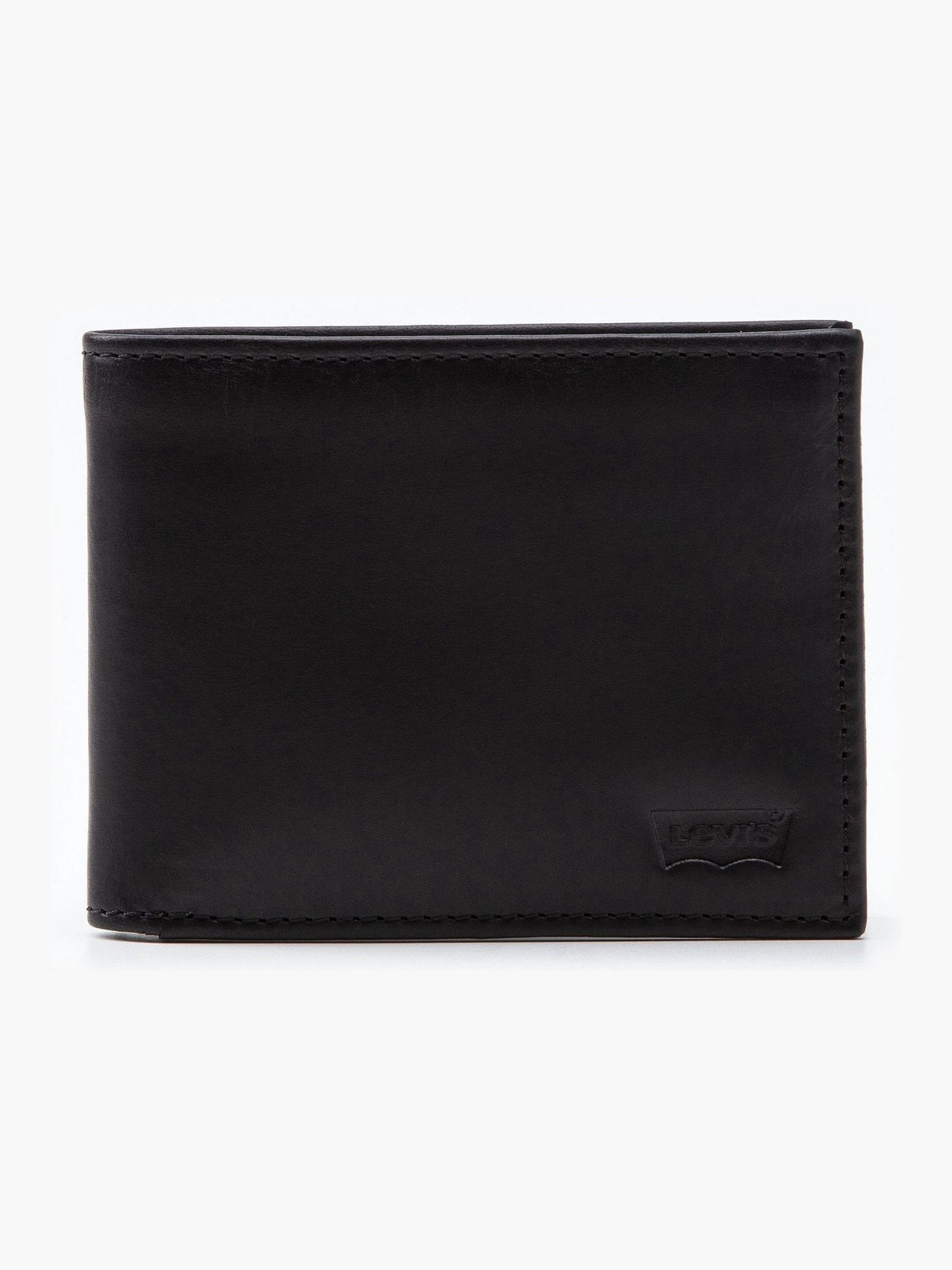 Levi's black leather bifold wallet, UK version