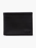 Levi's black leather bifold wallet, UK version