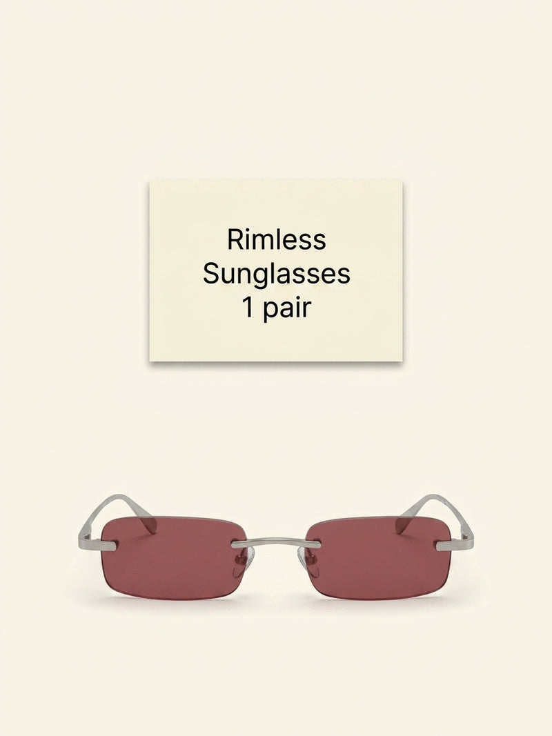 Gucci GG1808S rectangle metal sunglasses 52mm, imported from the UK
