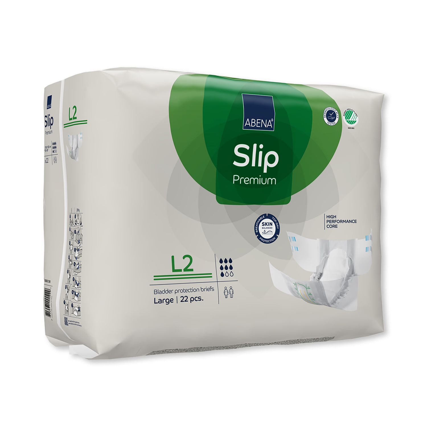 ABENA Slip Premium L2 incontinence briefs - British product